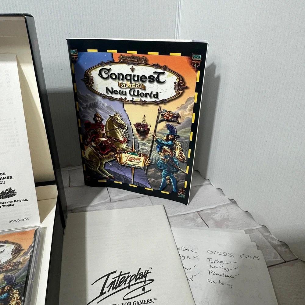 Conquest of the New World PC CD ROM‎ Strategy Game Interplay 1996 Vintage